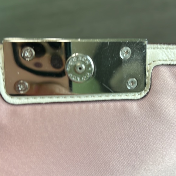 Coach Signature Shoulder Bag Taupe Cream Color leather Strap Silver Hardware - Picture 6 of 11